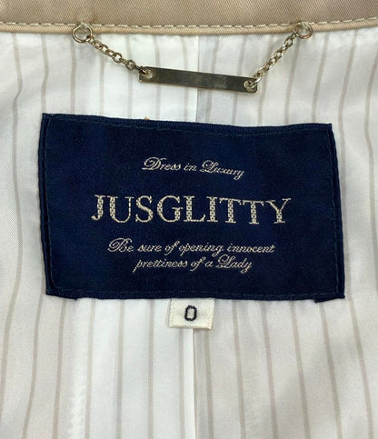 ジャスグリッティー トレンチコート レディース SIZE 0 (XS) JUSGLITTY
