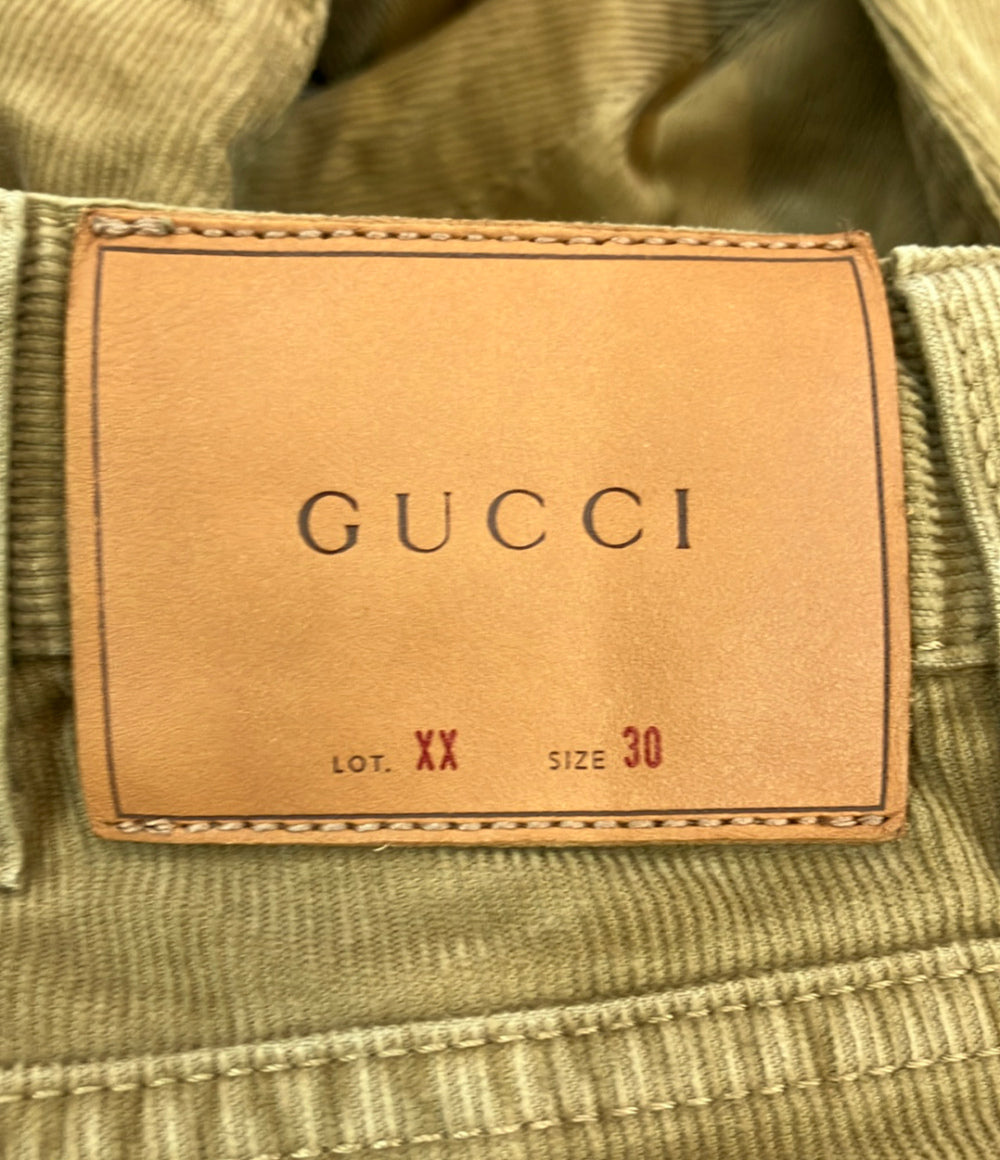 GUCCI ロングパンツ コーデュロイ レディース SIZE 30 (L) グッチ