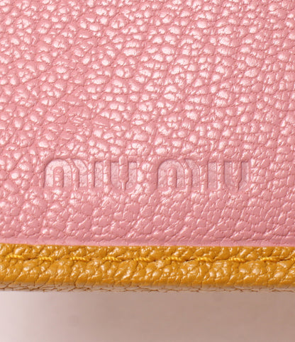 Miu Miu 二つ折り長財布 5ME120 レディース ミュウ ミュウ