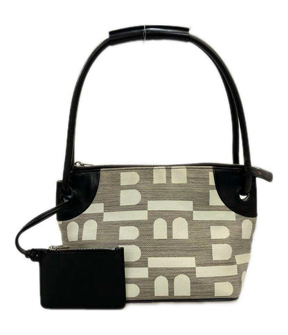 バリー ショルダーバッグ 肩掛け Bロゴ ハラコ 総柄 レディース BALLY