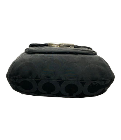 COACH ショルダーバッグ 2WAY 肩掛け 斜め掛け キャンバス オプアート 16784 レディース コーチ