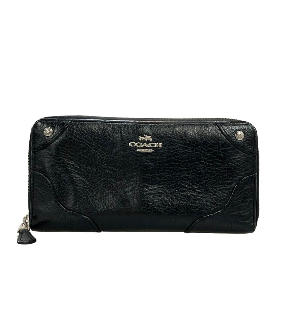 COACH ラウンドファスナー長財布 レザー F55404 レディース コーチ