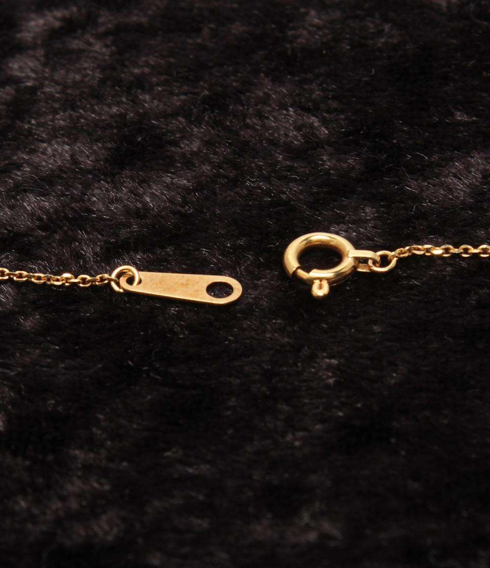 美品 ネックレス K18 パール 8.6mm レディース