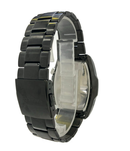 SEIKO 腕時計 WIRED ワイアード クオーツ パープル 7T92-0KW0 メンズ セイコー