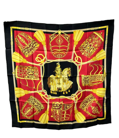 HERMES スカーフ シルク100% カレ90 LES MUSEROLLES レディース エルメス