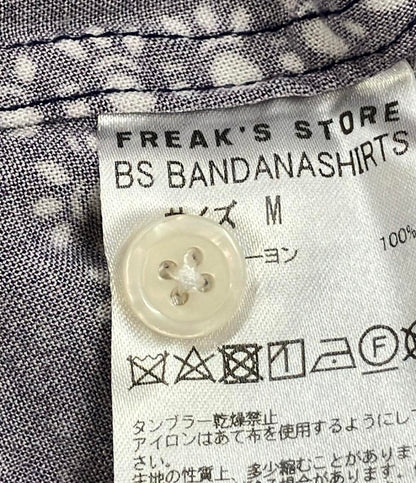フリークスストア 半袖シャツ バンダナシャツ× ELEPHANT BRANDコラボ メンズ SIZE M (M) FREAK'S STORE