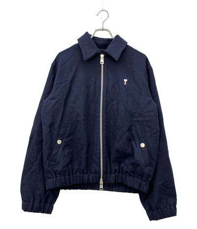 ami alexandre mattiussi ブルゾン ハートロゴ ジップアップジャケット HJK014.WV00185 メンズ SIZE S アミ アレクサンドル マテュッシ