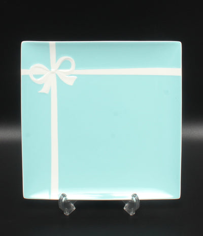 美品 TIFFANY&Co. スクエアプレート 皿 24cm ブルーボックス ティファニー