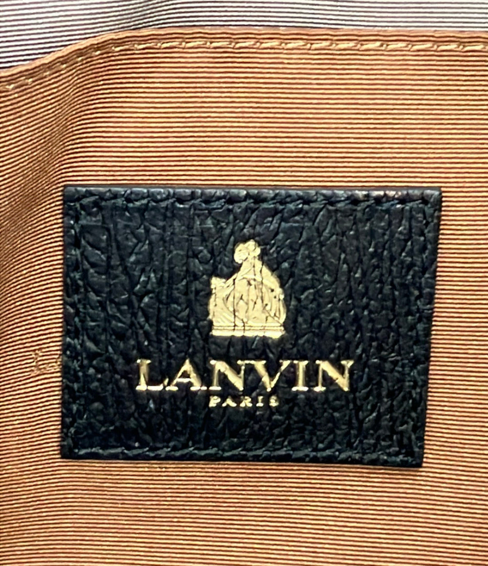 LANVIN クラッチバッグ セカンドバッグ ハラコ メンズ ランバン