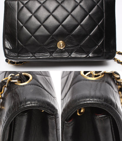 CHANEL チェーンショルダーバッグ ゴールド金具 マトラッセ 2番台 シングルチェーン シングルフラップ ダイアナ25 A01165 レディース シャネル