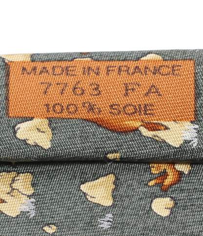美品 HERMES ネクタイ シルク100％ メンズ エルメス