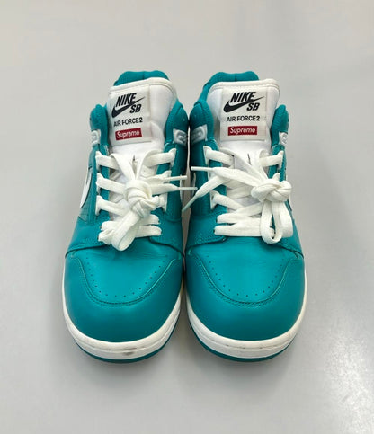 NIKE ミドルカットスニーカー × Supreme SB AIR FORCE 2 AA0871-313 メンズ SIZE 27.0 (L) ナイキ