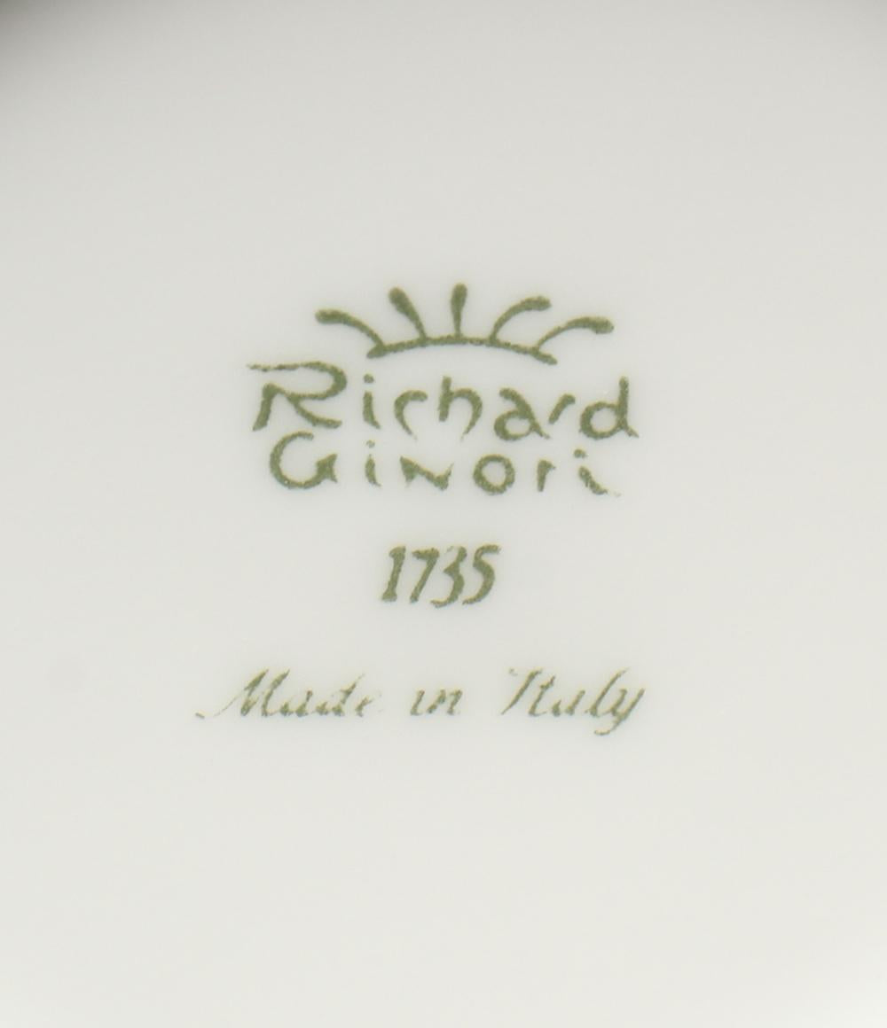 美品 リチャードジノリ マグカップ 2点セット ペア アルファベット イニシャル T M モノグラム Richard Ginori