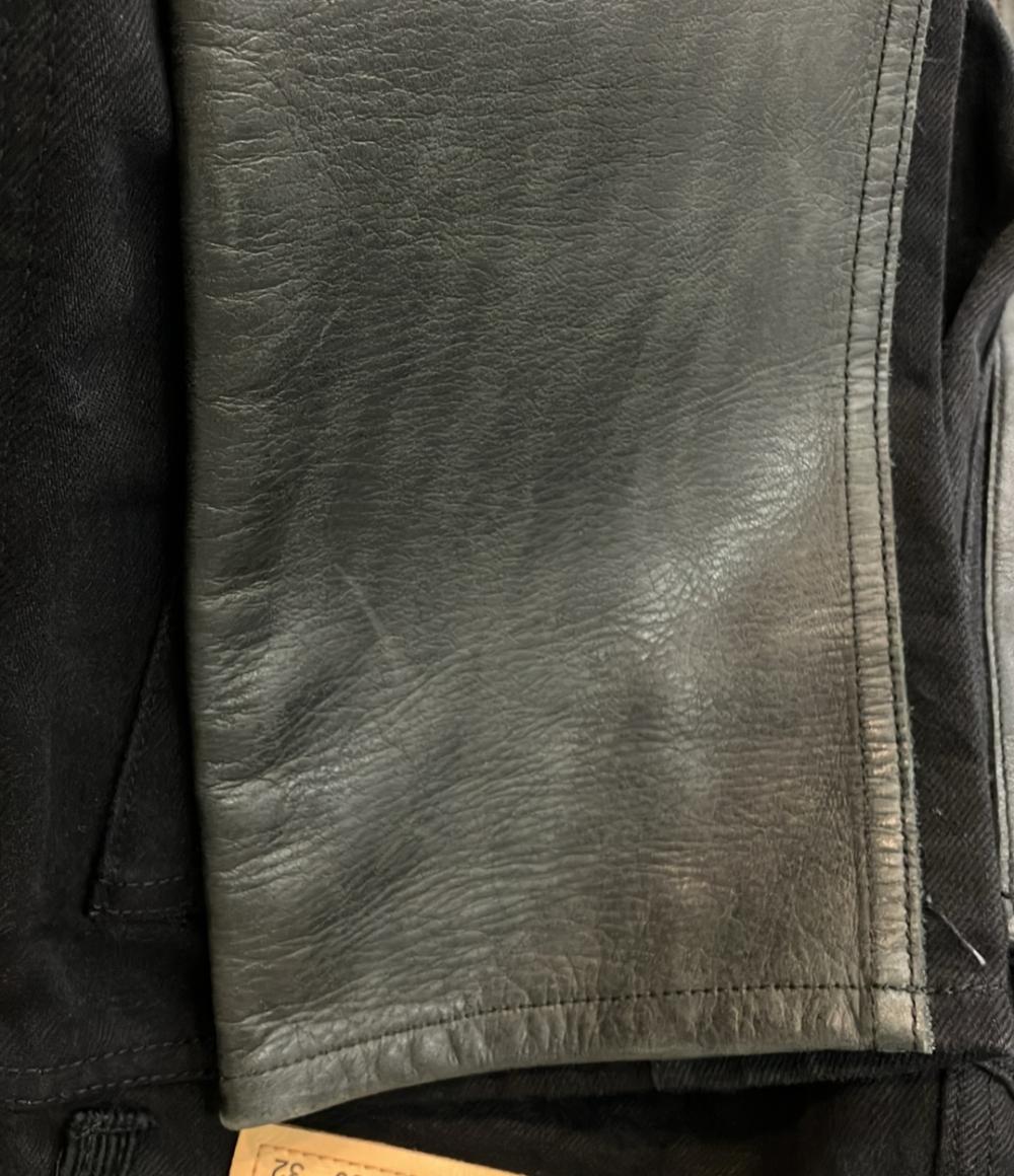 COMME des GARCONS JUNYA WATANABE MAN Levi's レザー切替パンツ メンズ SIZE XS コムデギャルソンジュンヤワタナベマン リーバイス