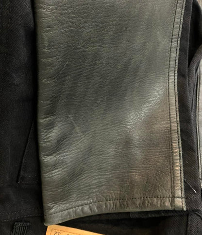 COMME des GARCONS JUNYA WATANABE MAN Levi's レザー切替パンツ メンズ SIZE XS コムデギャルソンジュンヤワタナベマン リーバイス