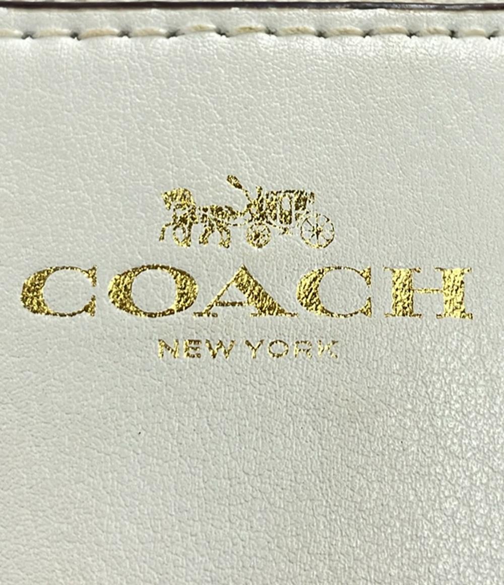 コーチ ポーチ キャンバス レザー シグネチャー CS602 レディース COACH