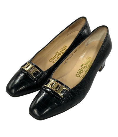 サルヴァトーレフェラガモ スクエアトゥパンプス レディース SIZE 6 (M) Salvatore Ferragamo