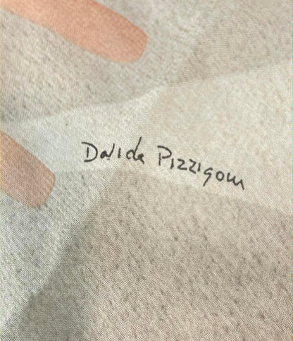 美品 ブルガリ スカーフ シルク100% 動物柄 davide pizzigoni レディース BVLGARI