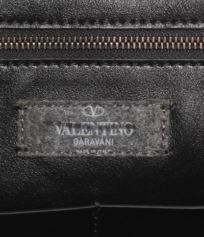美品 VALENTINO 2WAY トートバッグ ショルダーバッグ 斜め掛け スタッズ カモフラ柄 迷彩柄 メンズ ヴァレンティノ