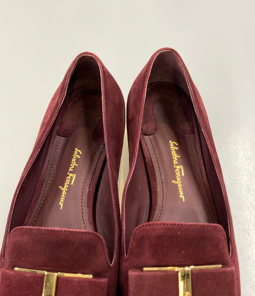 Salvatore Ferragamo パンプス スエード サルノ レディース SIZE 5 1/2