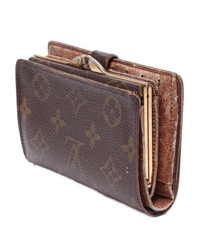 訳あり ルイ・ヴィトン 二つ折り財布 ポルトフォイユ ヴィエノワ モノグラム M61663 レディース LOUIS VUITTON