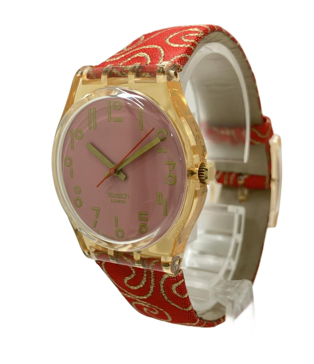 Swatch 腕時計 クオーツ ピンク ユニセックス スウォッチ