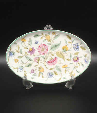 美品 Minton オーバルトレイ 皿 22cm ハドンホール ミントン