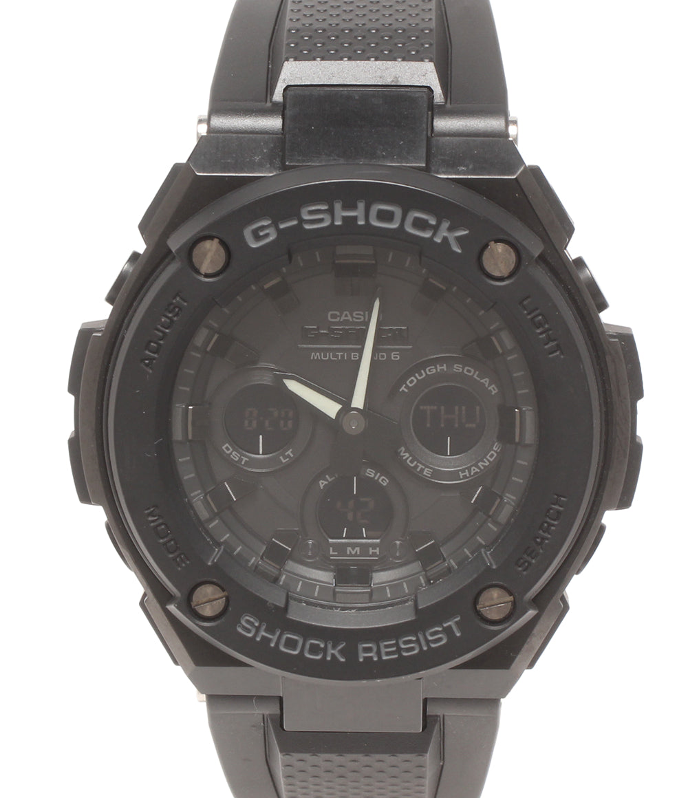 美品 CASIO 腕時計 Gスチール G-STEEL G-SHOCK 電波ソーラー ソーラー ブラック GW-6900A メンズ カシオ