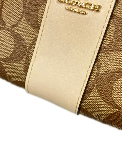 COACH ラウンドファスナー長財布 シグネチャー F54630 レディース コーチ