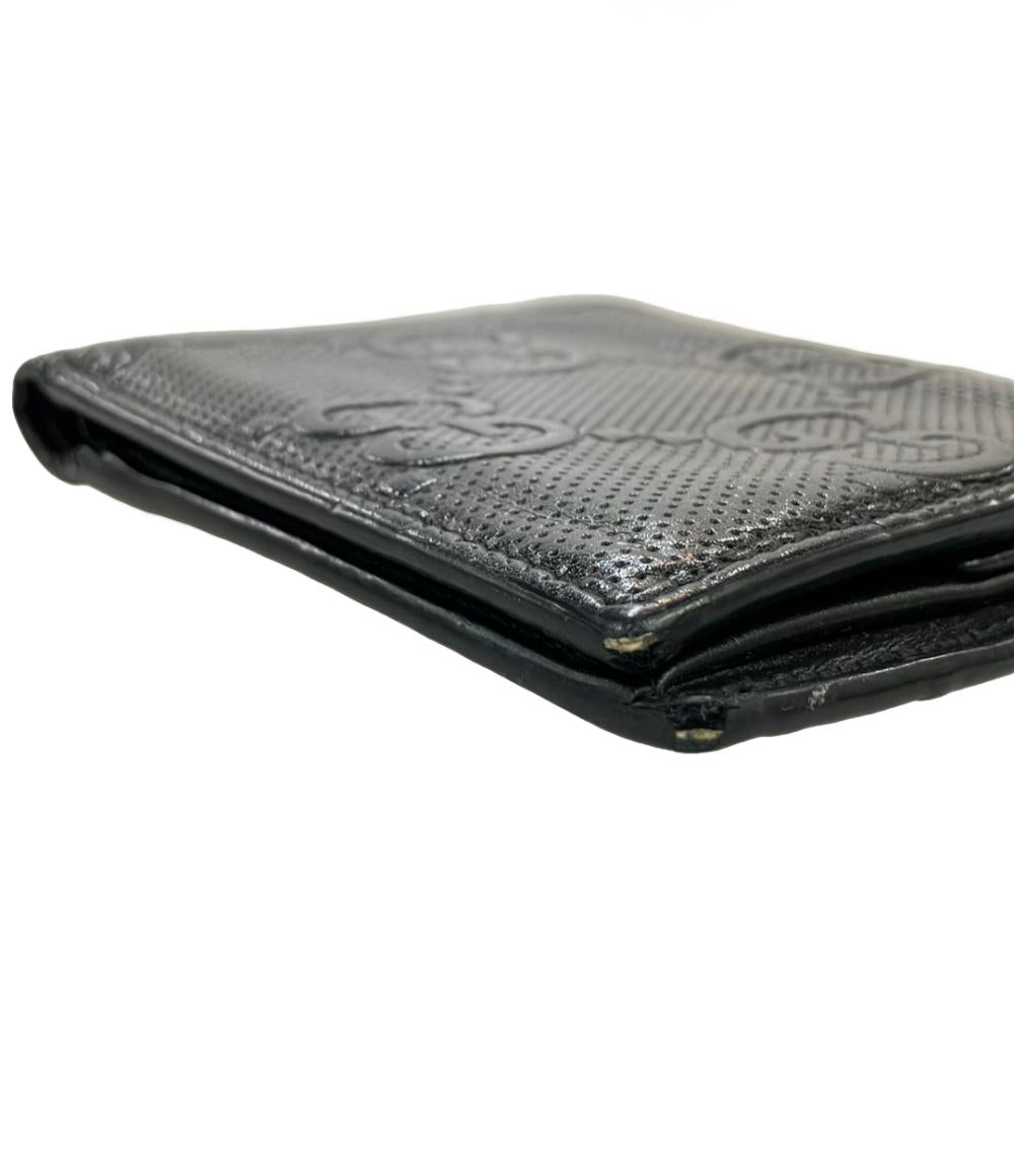 GUCCI 二つ折り財布 レザー GGエンボス 625555 203887 メンズ グッチ