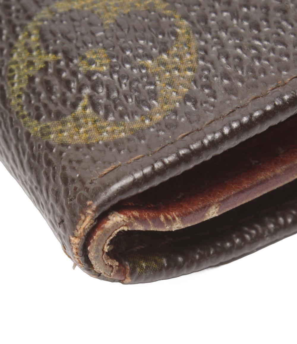 ルイ・ヴィトン Wホック 二つ折り財布 ポルトモネ ビエ カルトクレディ モノグラム M61660 レディース LOUIS VUITTON