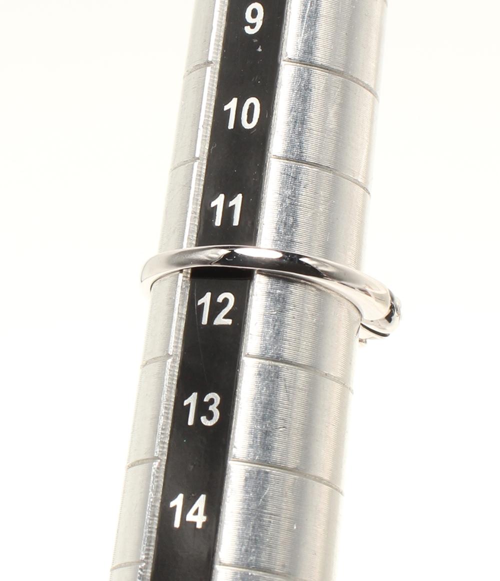 美品 リング 指輪 K14WG ホワイトオパール レディース SIZE 12号