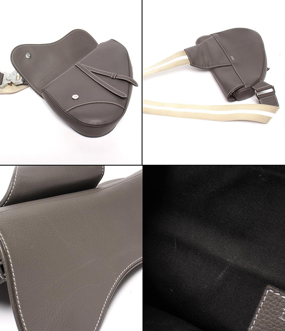 Dior ボディバッグ グレインドカーフ サドルバッグ レディース メンズ ディオール