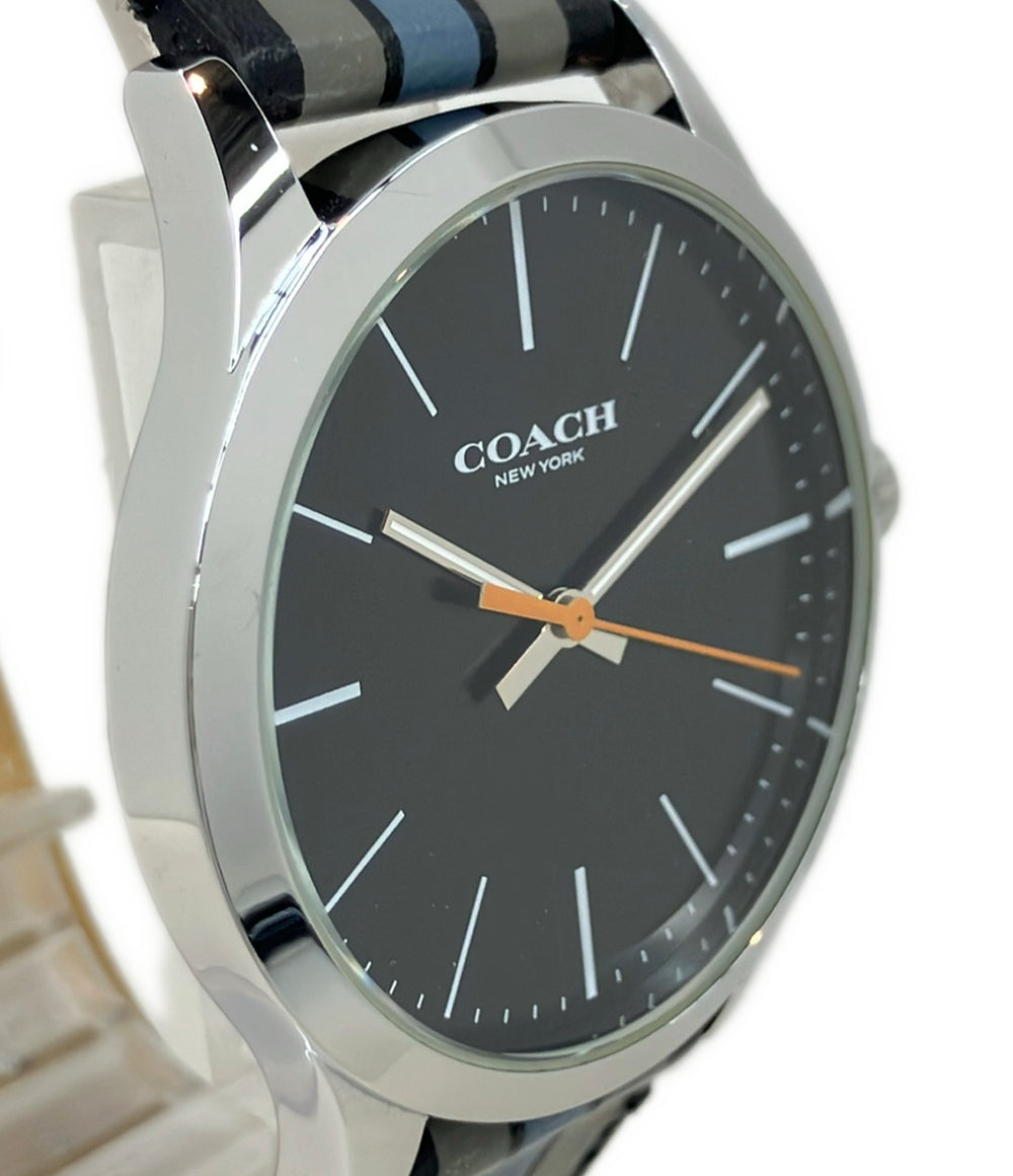 COACH 腕時計 チャールズ クオーツ ブラック CA.118.2.112.1537 メンズ コーチ
