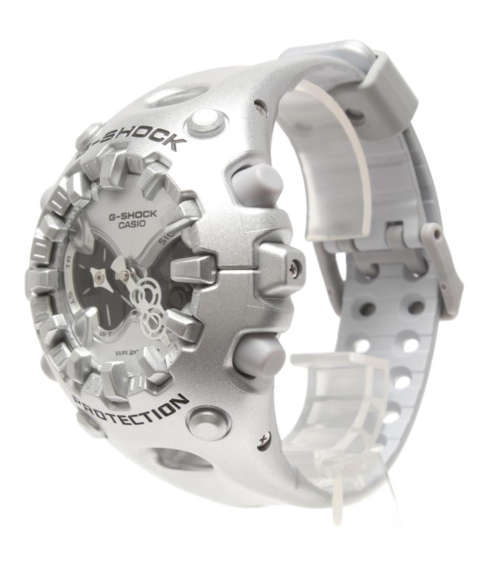 美品 CASIO 腕時計 クオーツ シルバー GA-V01A メンズ カシオ