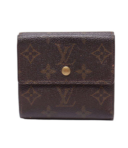 訳あり ルイ・ヴィトン ダブルホック二つ折り財布 ポルトモネ ビエ カルトクレディ モノグラム M61652 ユニセックス LOUIS VUITTON