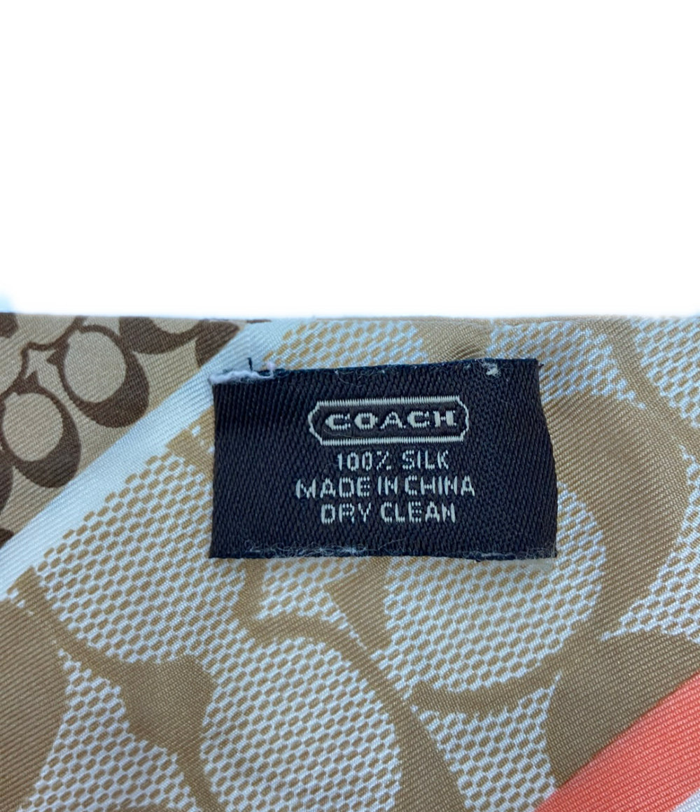 COACH スカーフ シルク100% レディース コーチ