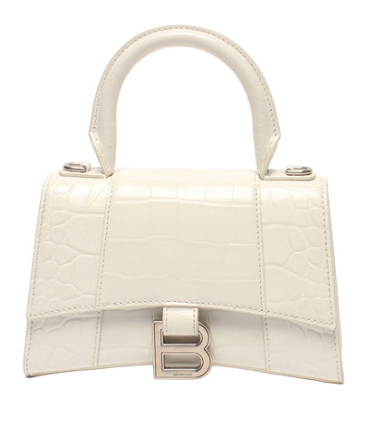 BALENCIAGA ハンドバッグ クロコ型押し アワーグラス XS 592833 レディース バレンシアガ