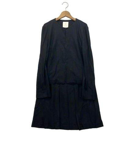 アマカ セットアップ スカートスーツ ノーカラー レディース SIZE 40 (L) AMACA