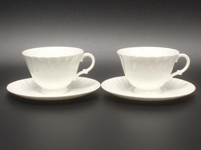 美品 ロイヤルドルトン カップ＆ソーサー 2客セット ペア カスケード Royal Doulton