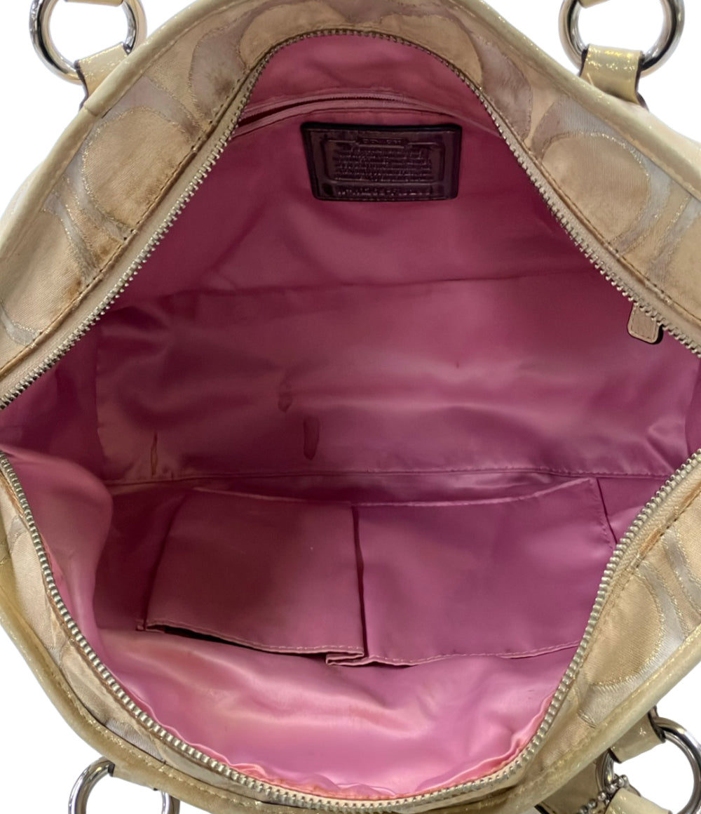 COACH 2WAYハンドバッグ ショルダーバッグ シグネチャー F16295