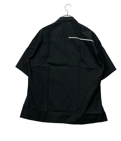 B YOHJI YAMAMOTO 半袖シャツ オープンカラー NV-B60-816 メンズ SIZE 2 (M) ビー ヨウジ ヤマモト
