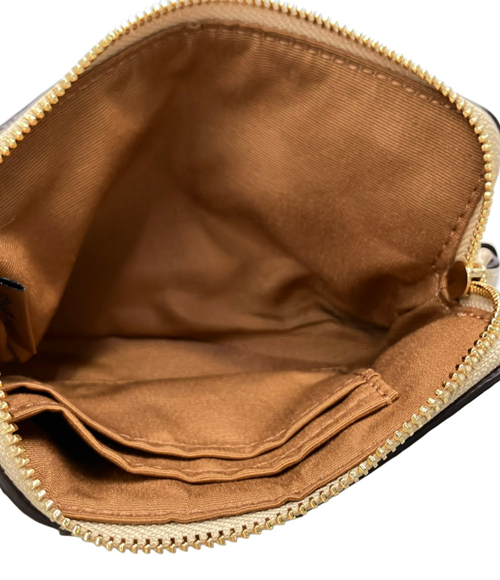 美品 COACH ポーチ シグネチャー F58035 レディース コーチ