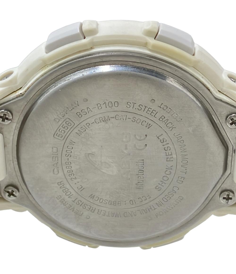 CASIO 腕時計 Bluetooth Baby-G クオーツ ゴールド BSA-B100 レディース カシオ