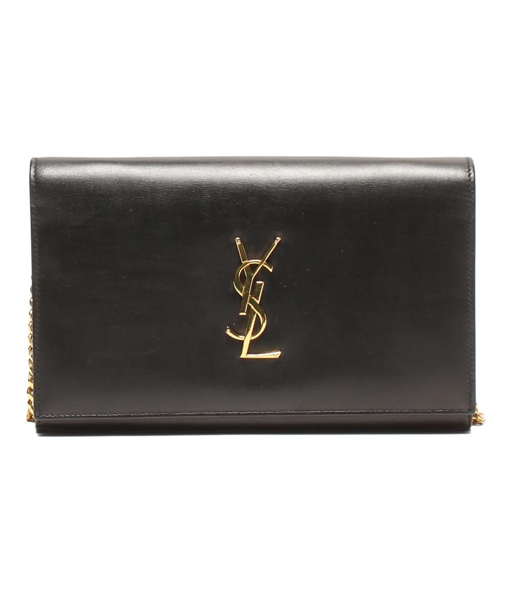 イヴ・サンローラン 2wayチェーンショルダーウォレットバッグ クラッチバッグ レディース YVES SAINT LAURENT