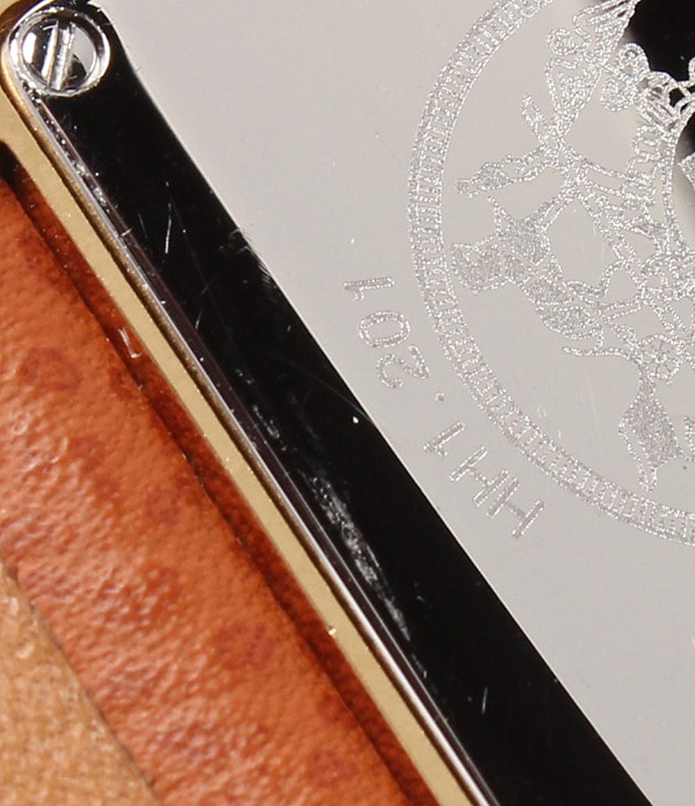 HERMES 腕時計 Hウォッチ □H刻印 クオーツ ホワイト HH1.201 レディース エルメス