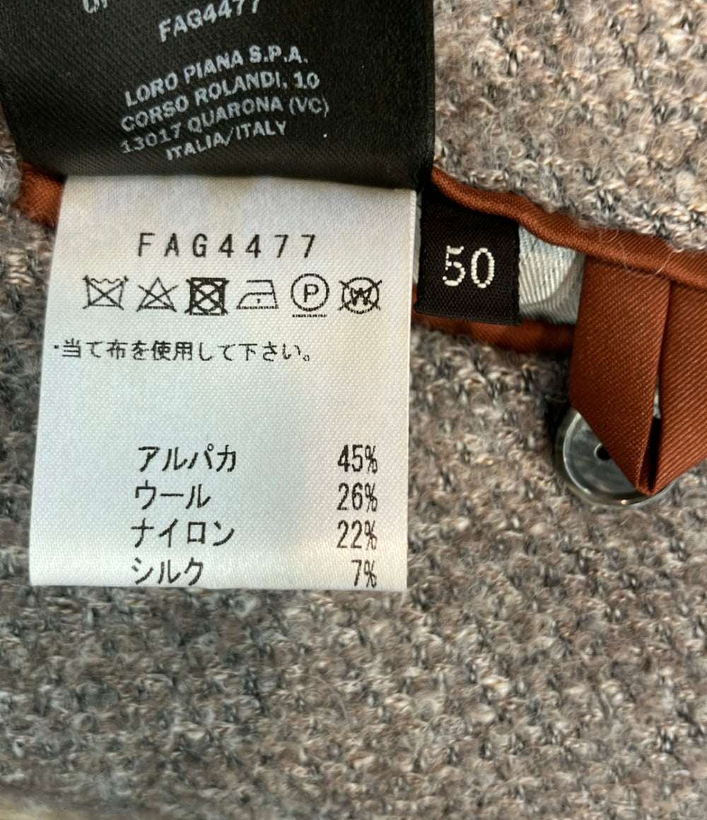 Loro Piana テーラードジャケット アルパカ混 FAG4477 メンズ SIZE 50 (XL) ロロピアーナ