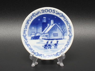 美品 ロイヤルコペンハーゲン ミニプラケット ミニイヤープレート 8cm 2005 Royal Copenhagen