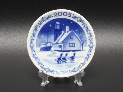 美品 ロイヤルコペンハーゲン ミニプラケット ミニイヤープレート 8cm 2005 Royal Copenhagen