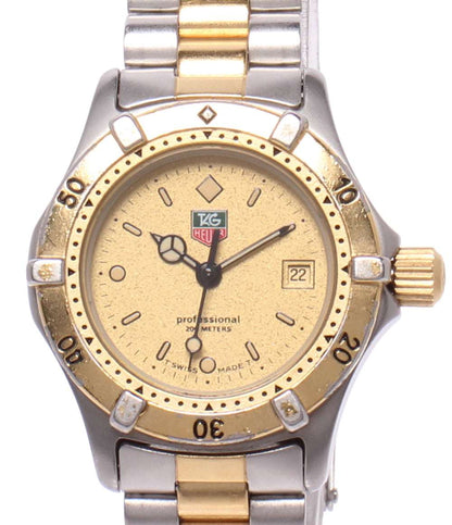 TAG HEUER 腕時計 プロフェッショナル 200M 2000シリーズ クオーツ ゴールド 964.008 レディース タグホイヤー